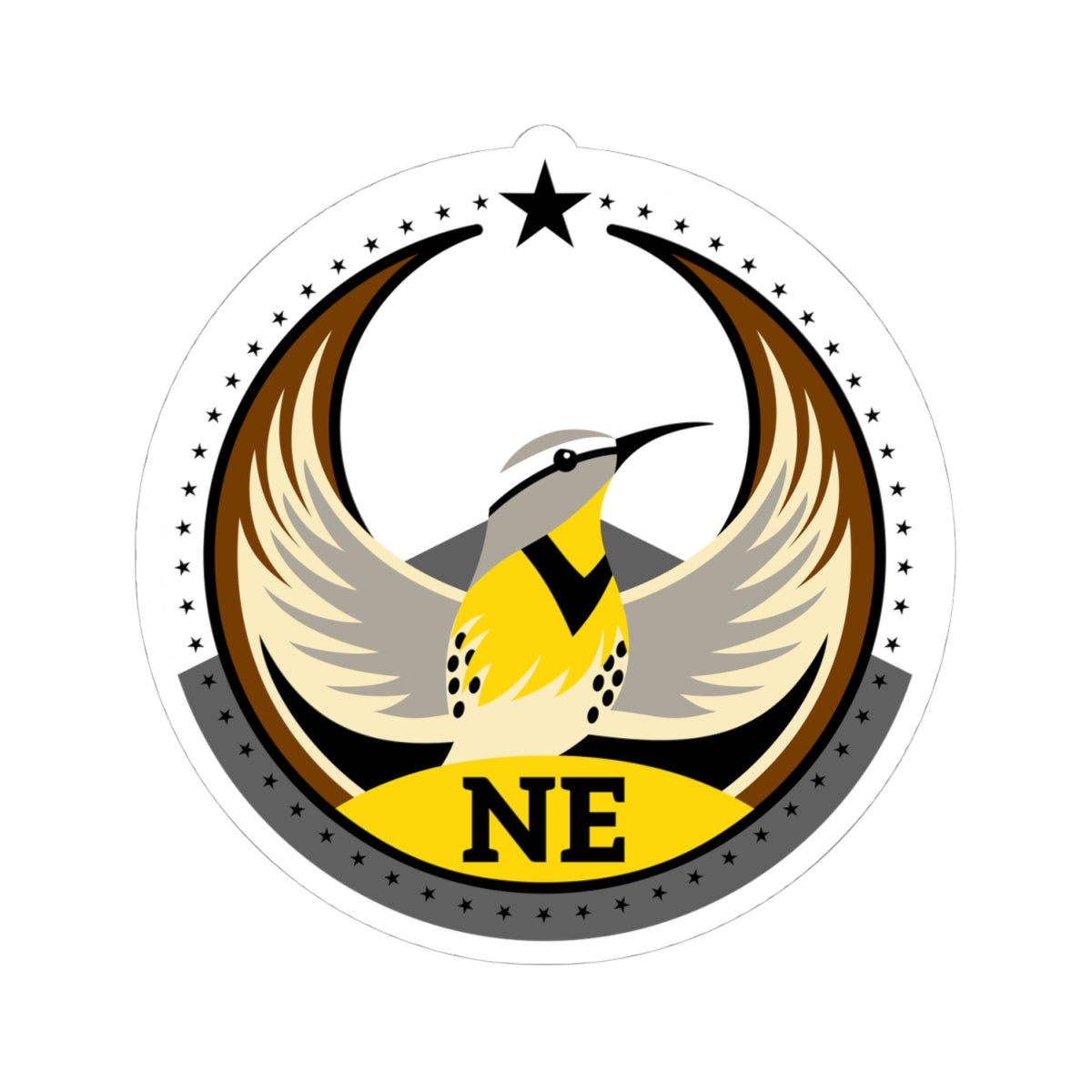 Bird Rebels Kiss-Cut Stickers – NE – Light