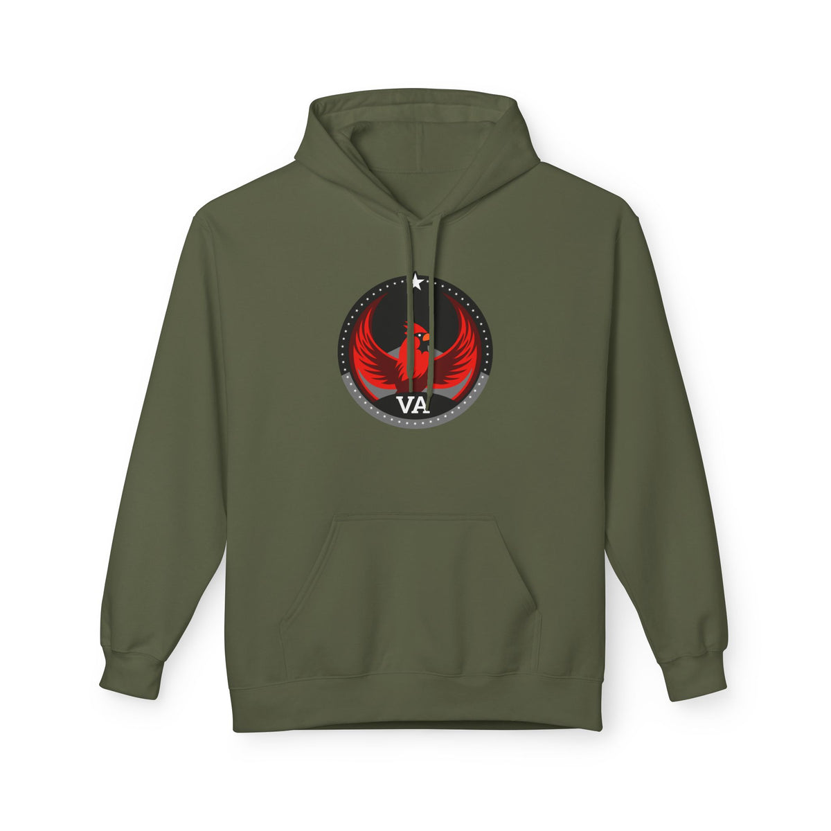 Bird Rebels Midweight Softstyle Fleece Hoodie – VA – Dark