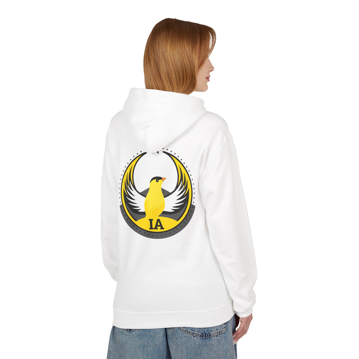 Bird Rebels Midweight Softstyle Fleece Hoodie – IA – Light