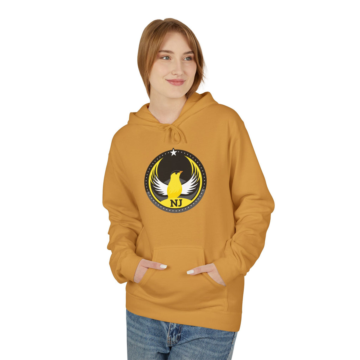 Bird Rebels Midweight Softstyle Fleece Hoodie – NJ – Dark