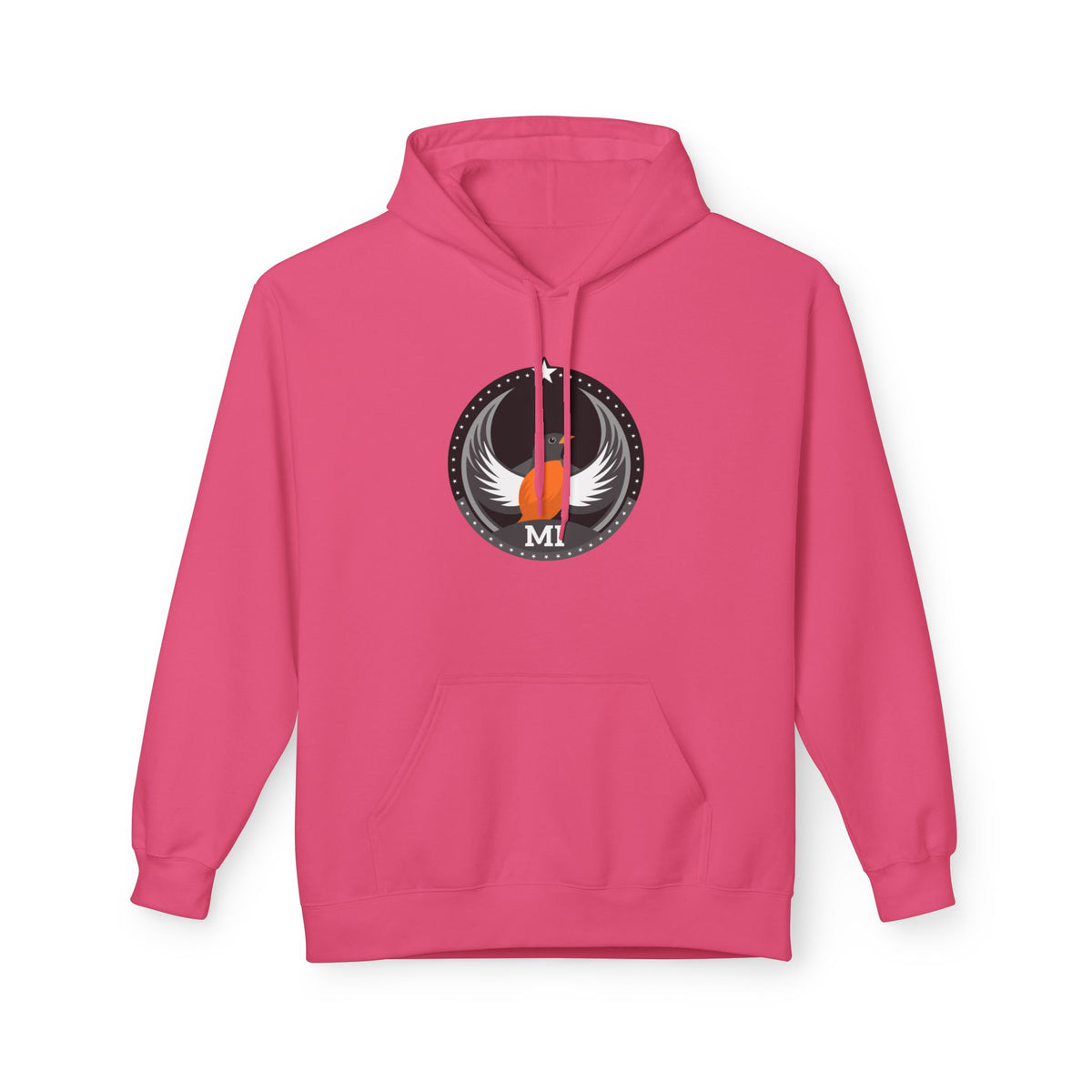 Bird Rebels Midweight Softstyle Fleece Hoodie – MI – Dark