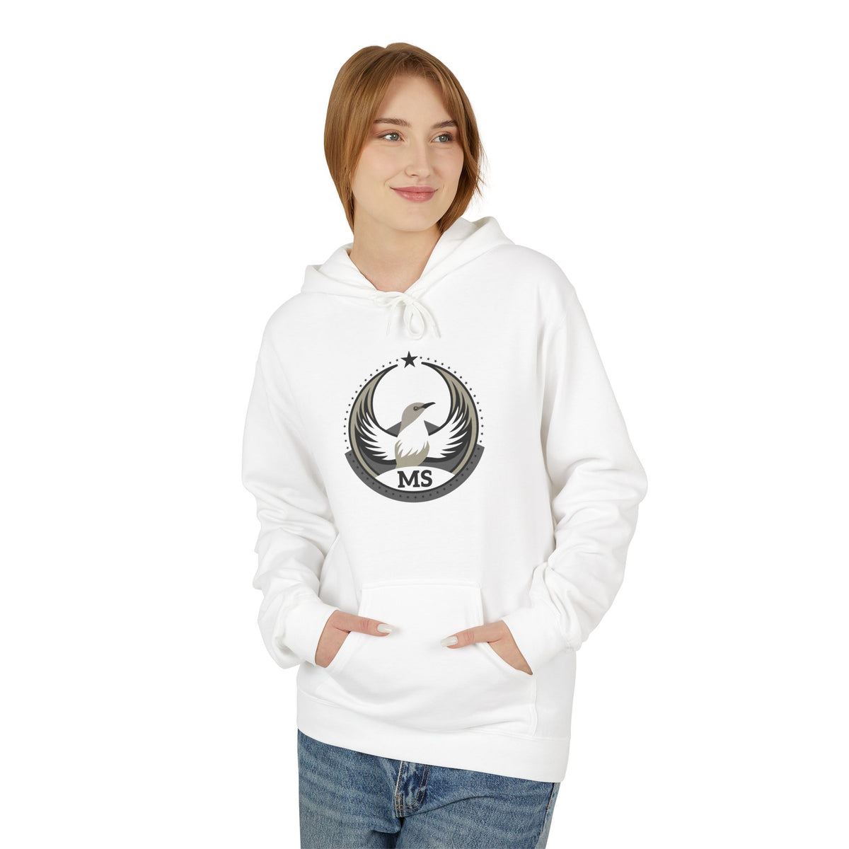 Bird Rebels Midweight Softstyle Fleece Hoodie – MS – Light