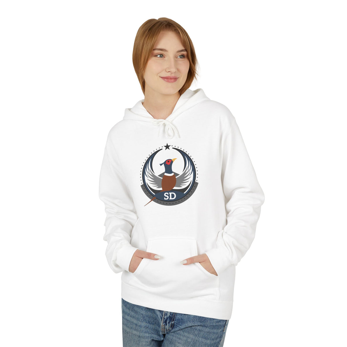Bird Rebels Midweight Softstyle Fleece Hoodie – SD – Light