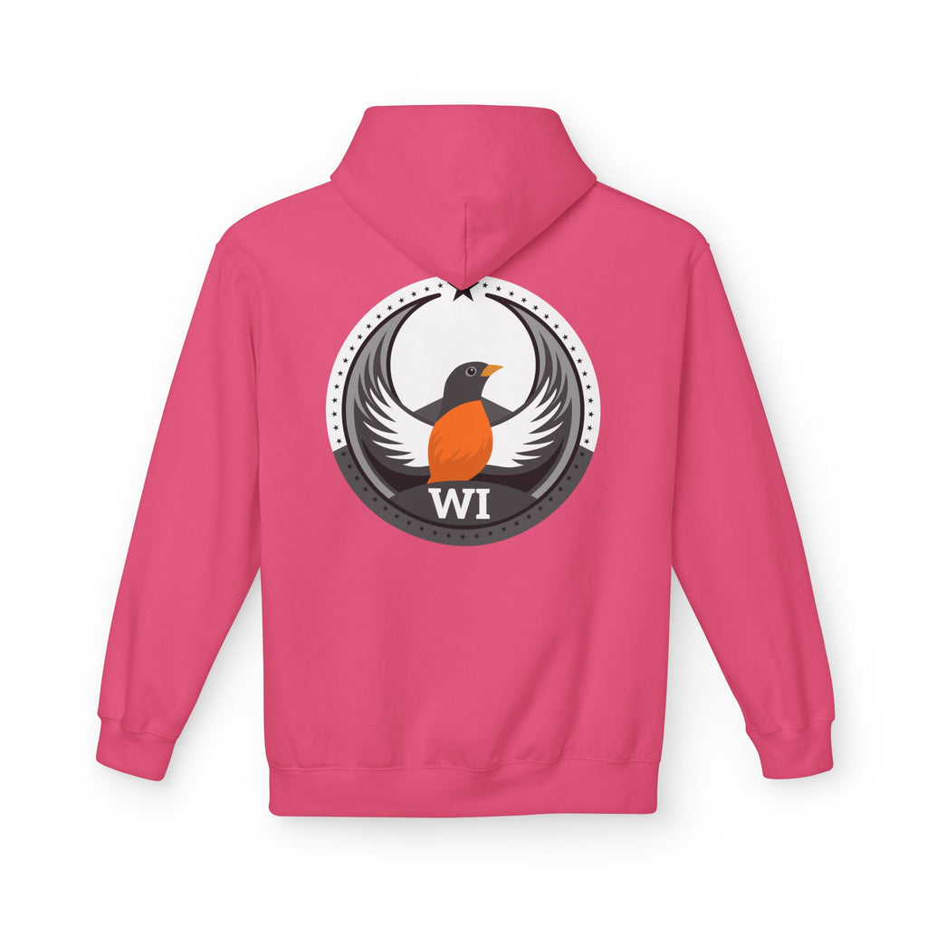 Bird Rebels Midweight Softstyle Fleece Hoodie – WI – Light