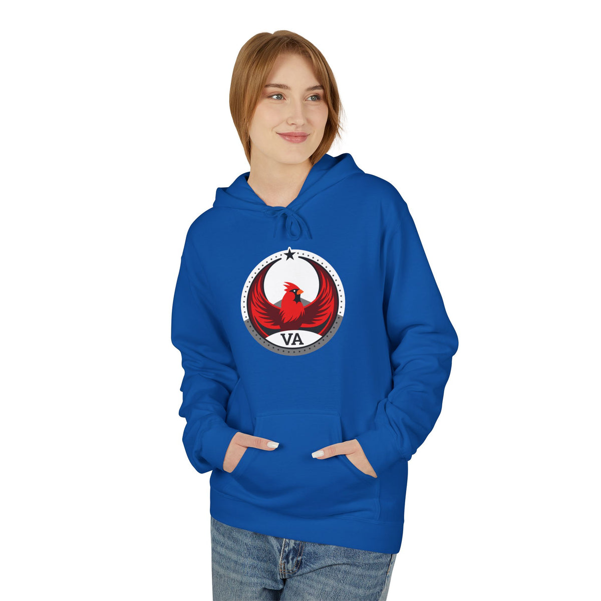 Bird Rebels Midweight Softstyle Fleece Hoodie – VA – Light