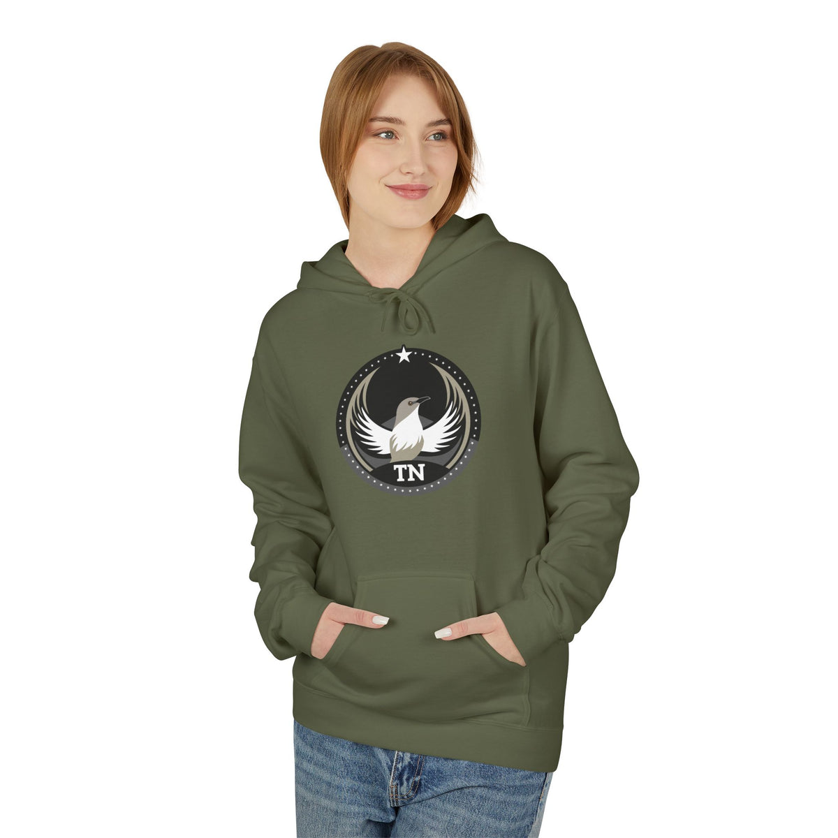Bird Rebels Midweight Softstyle Fleece Hoodie – TN – Dark