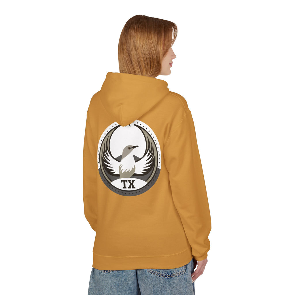 Bird Rebels Midweight Softstyle Fleece Hoodie – TX – Light