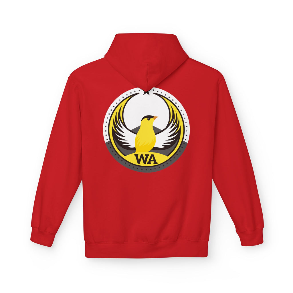 Bird Rebels Midweight Softstyle Fleece Hoodie – WA – Willow Goldfinch – Light
