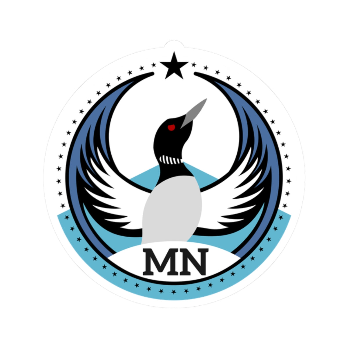 Bird Rebels Kiss-Cut Stickers – MN – Light