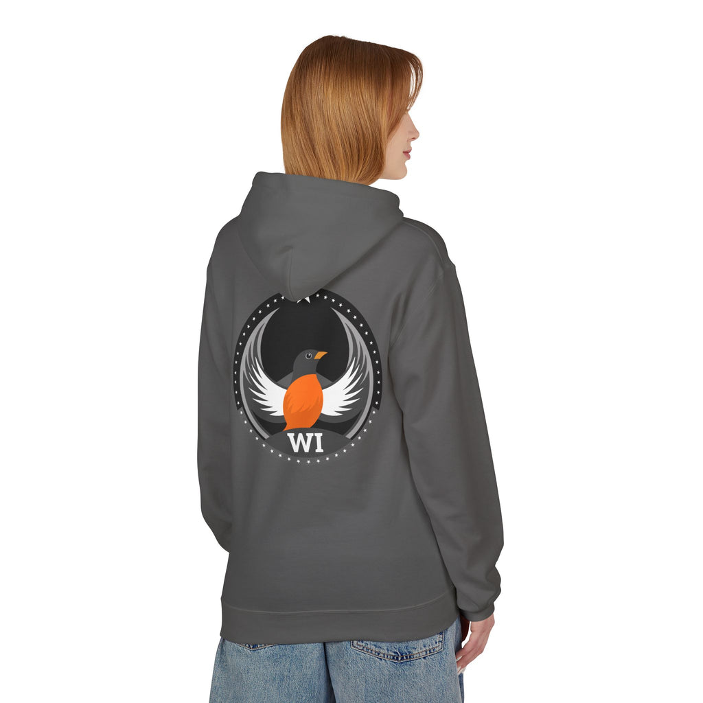 Bird Rebels Midweight Softstyle Fleece Hoodie – WI – Dark