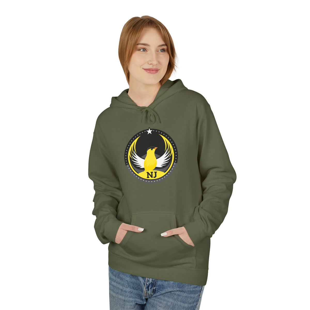Bird Rebels Midweight Softstyle Fleece Hoodie – NJ – Dark