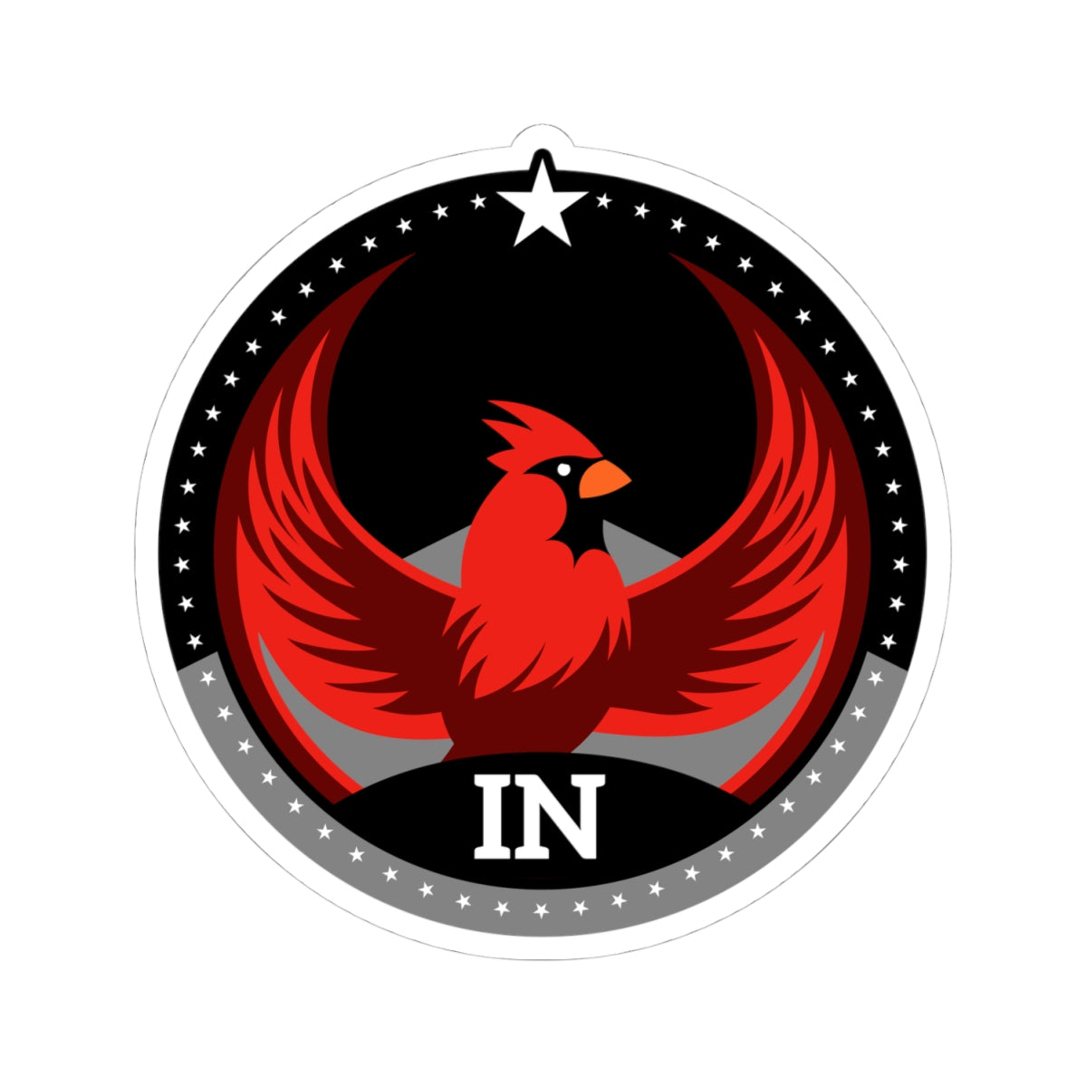 Bird Rebels Kiss-Cut Stickers – IN – Dark