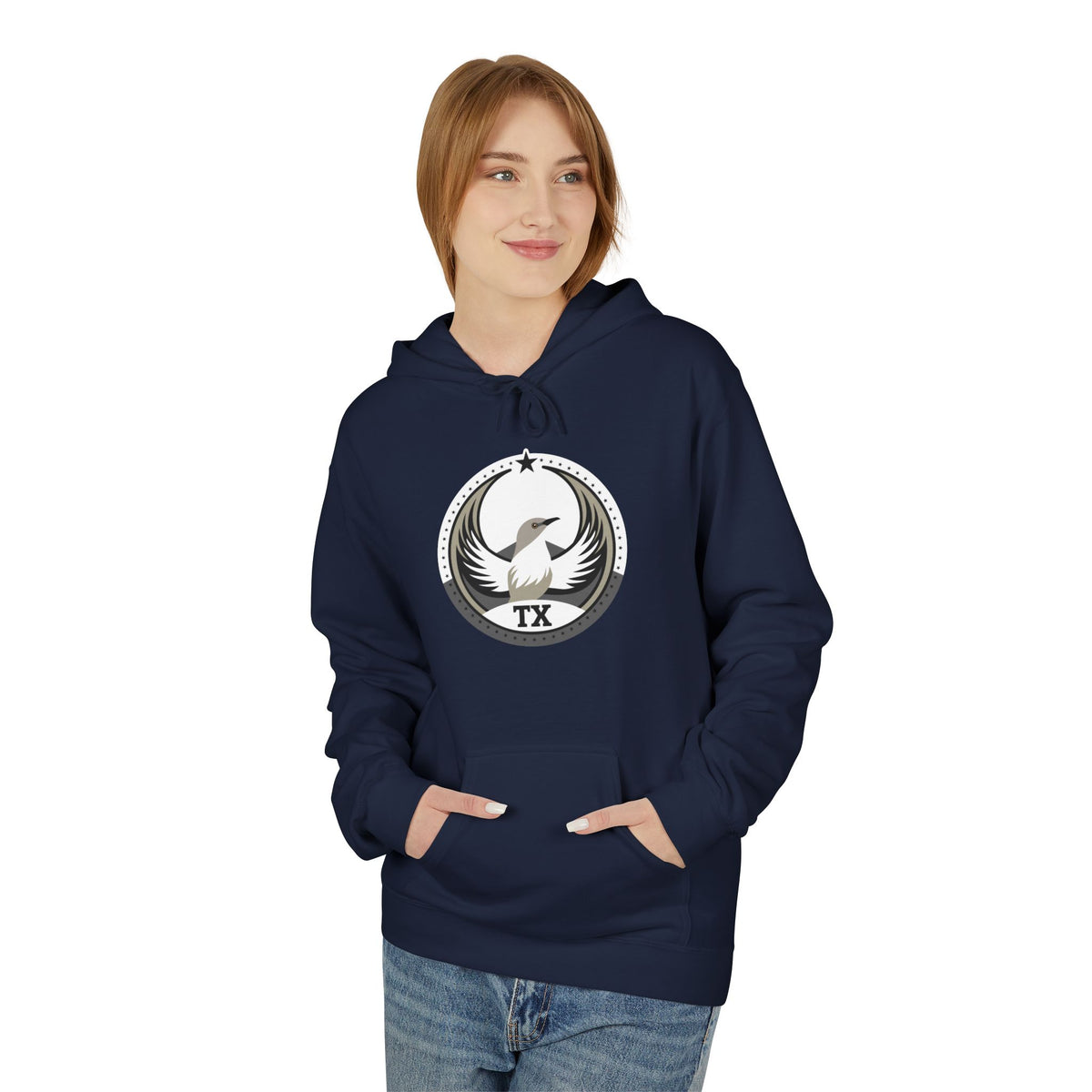 Bird Rebels Midweight Softstyle Fleece Hoodie – TX – Light