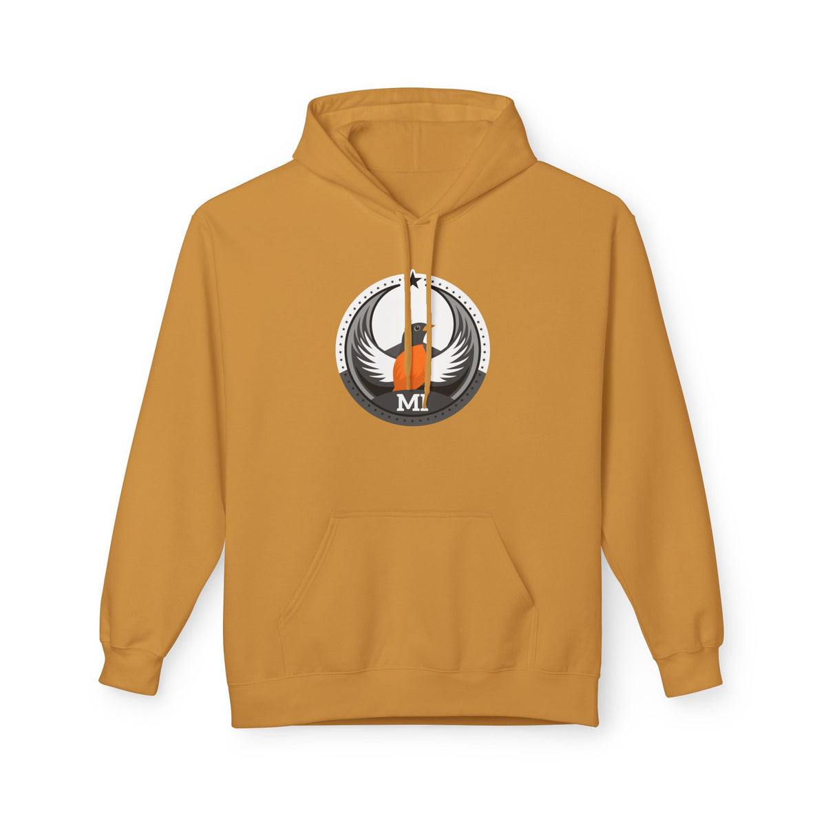 Bird Rebels Midweight Softstyle Fleece Hoodie – MI – Light