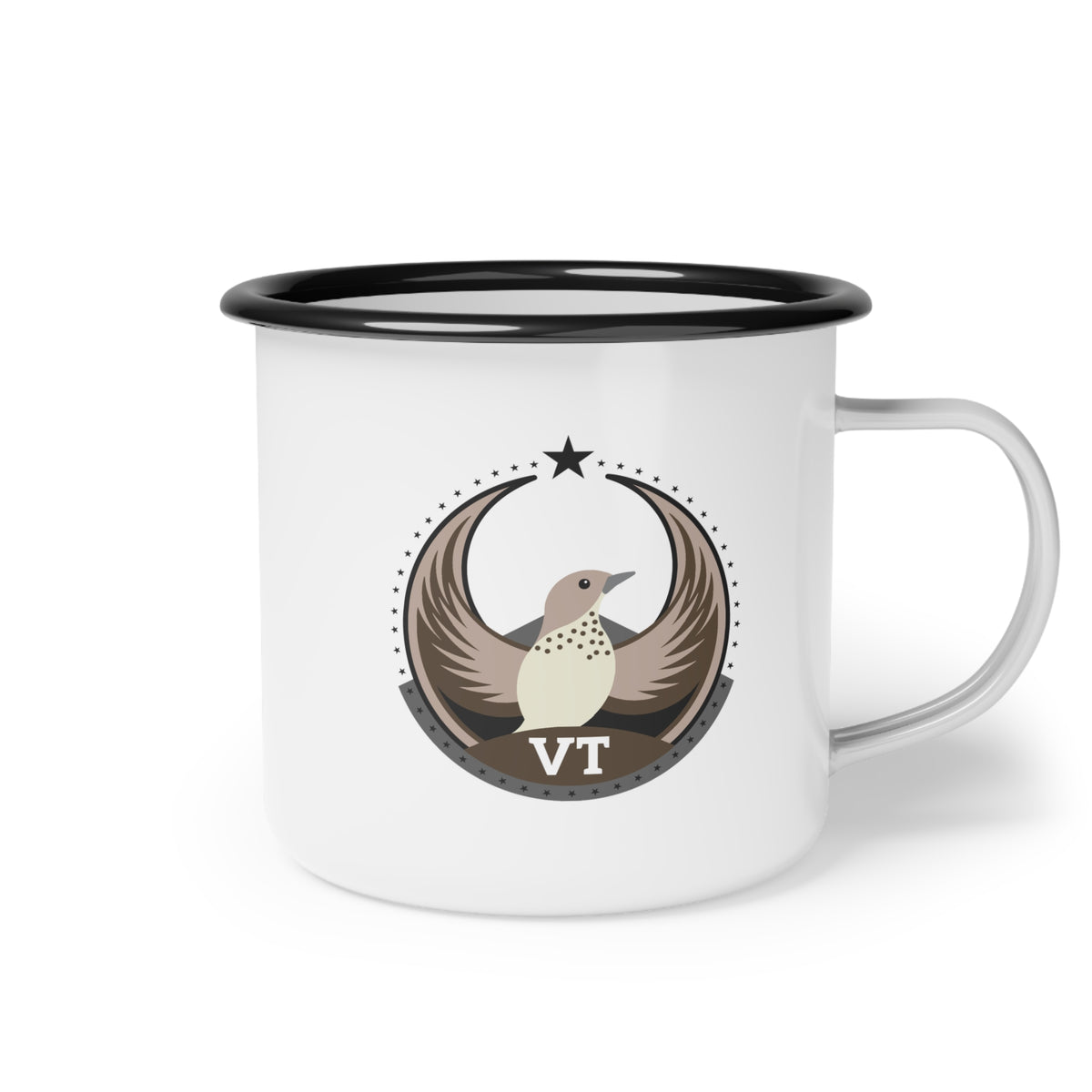 Bird Rebels Enamel Camp Cup – VT – Light