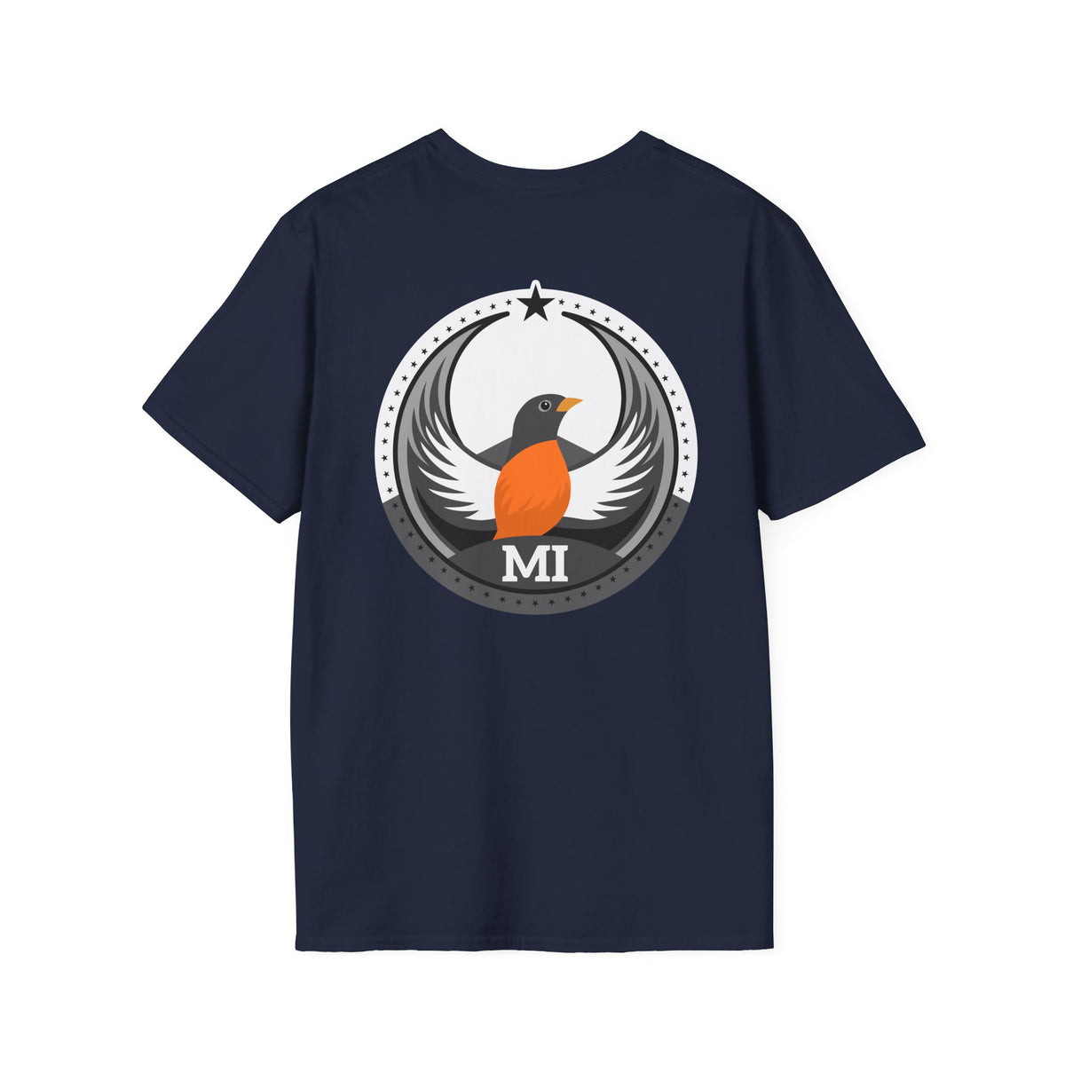 Bird Rebels Softstyle T-Shirt – MI – Light