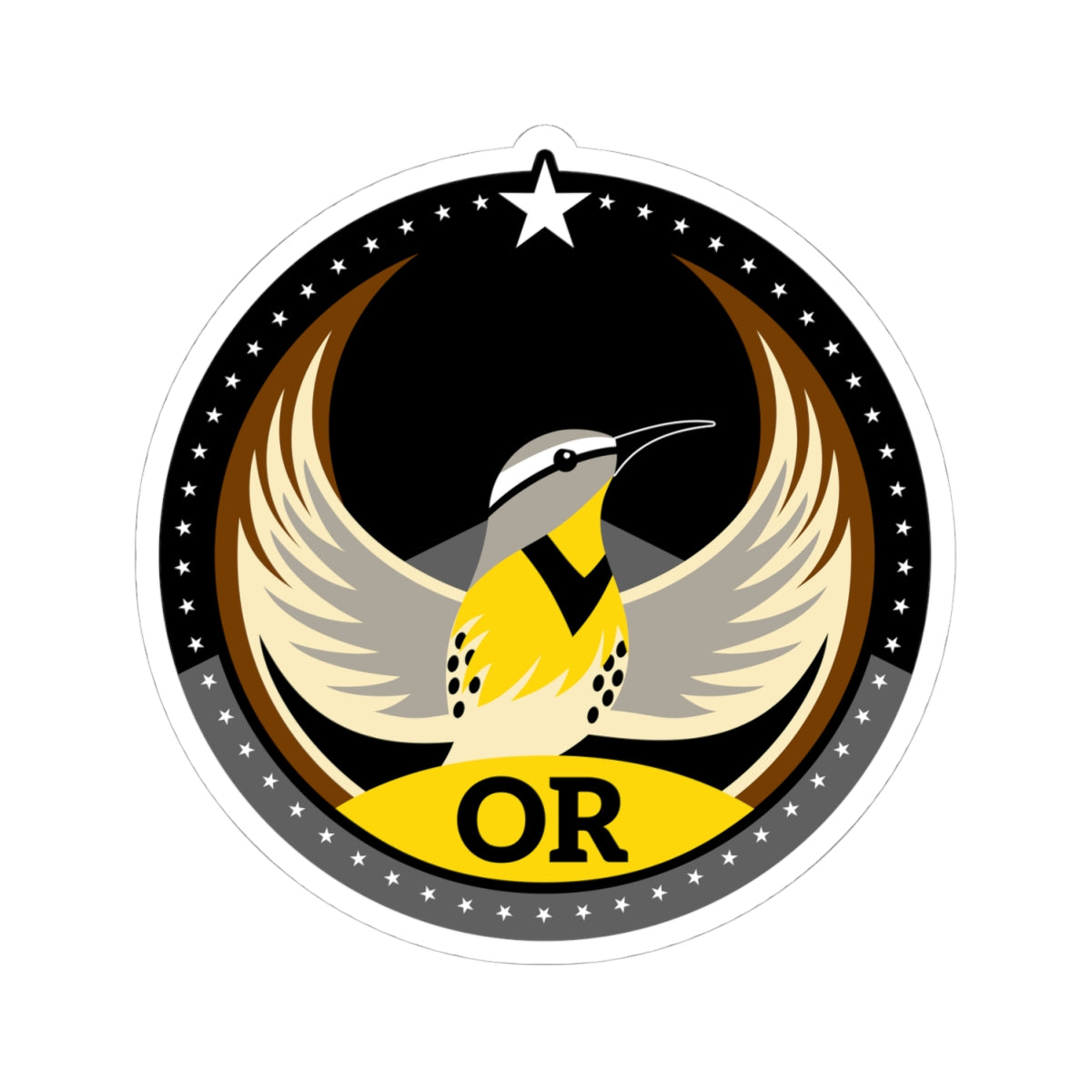 Bird Rebels Kiss-Cut Stickers – OR – Dark