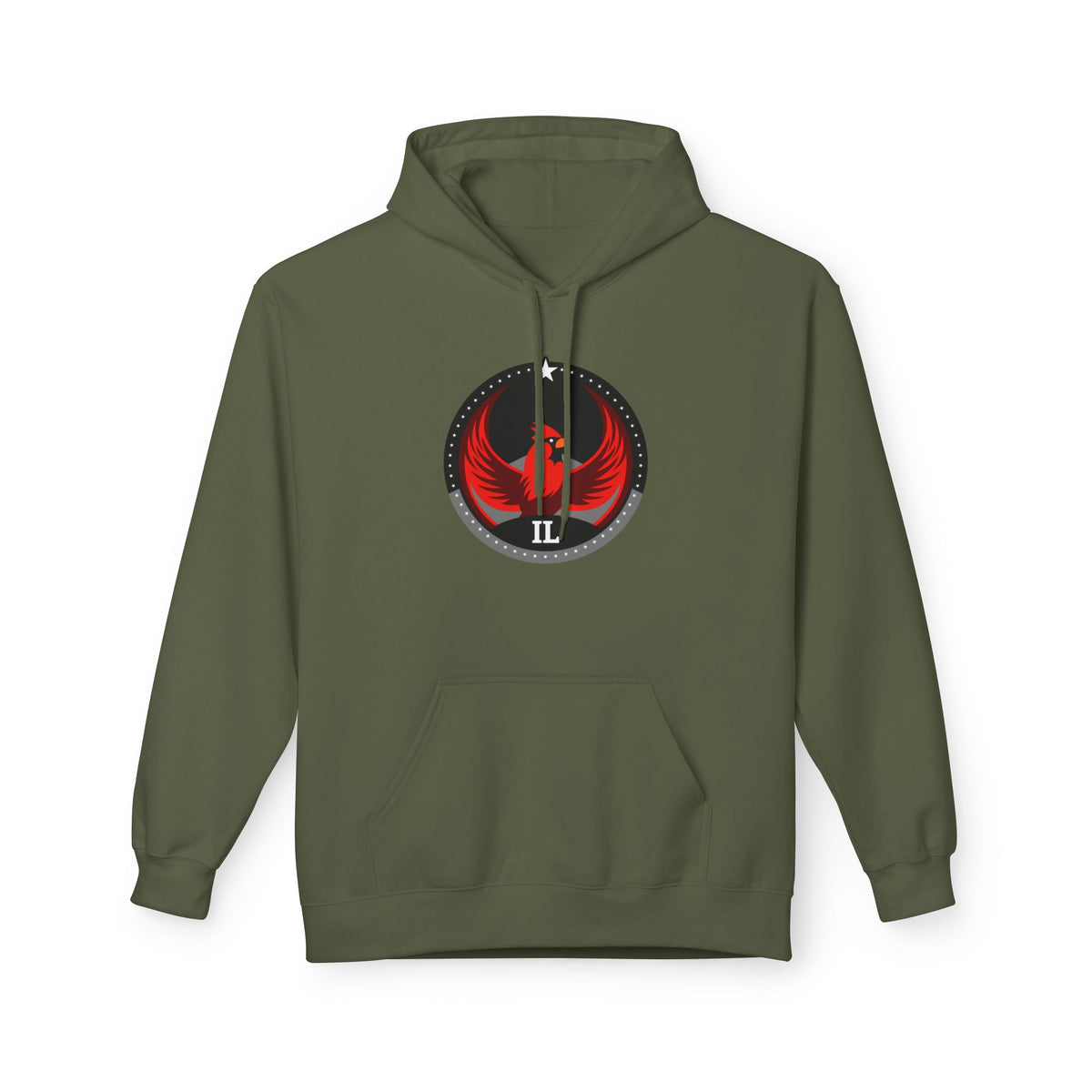 Bird Rebels Midweight Softstyle Fleece Hoodie – IL – Dark
