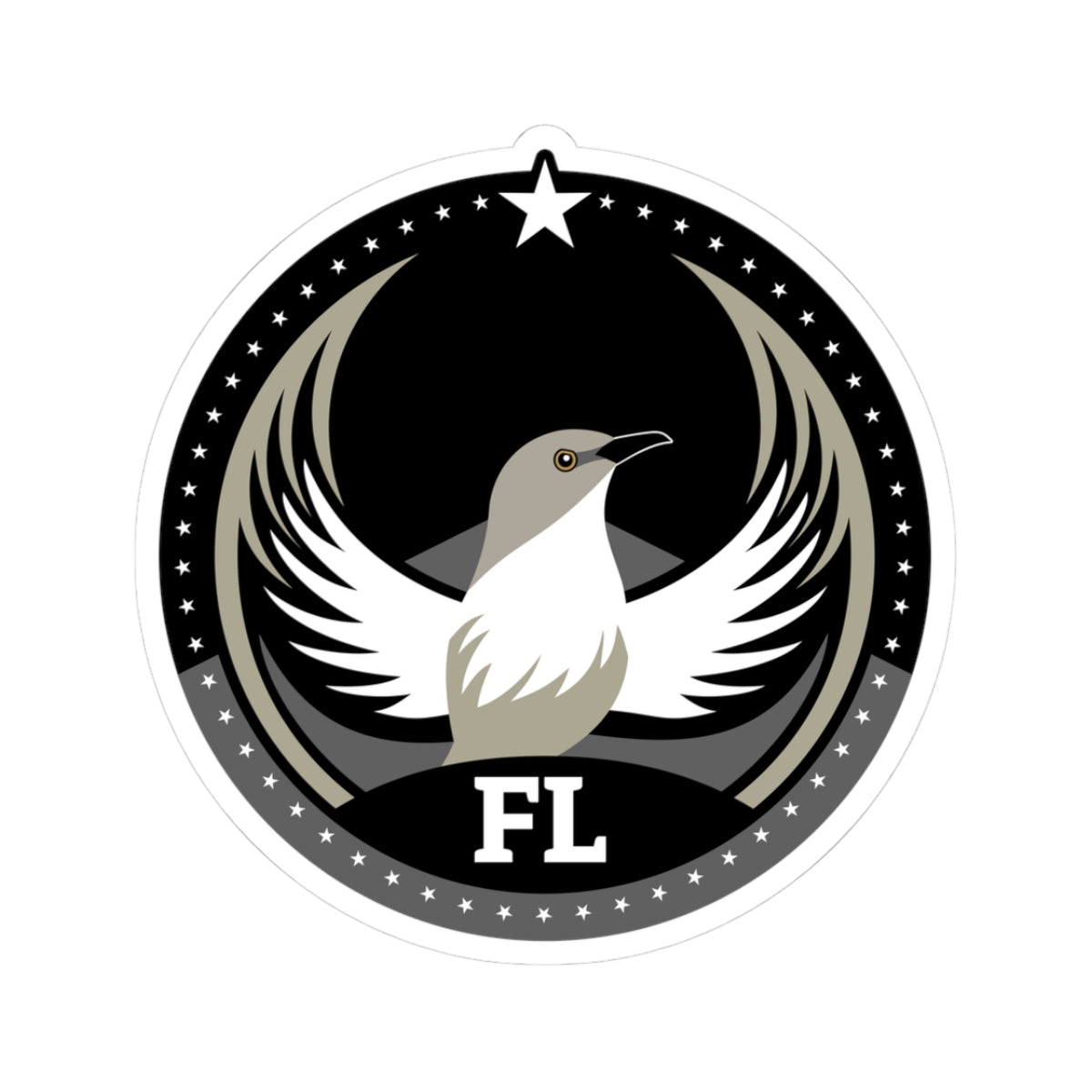 Bird Rebels Kiss-Cut Stickers – FL – Dark