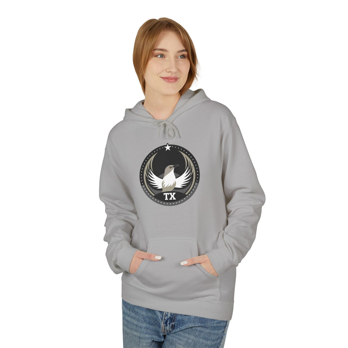 Bird Rebels Midweight Softstyle Fleece Hoodie – TX – Dark