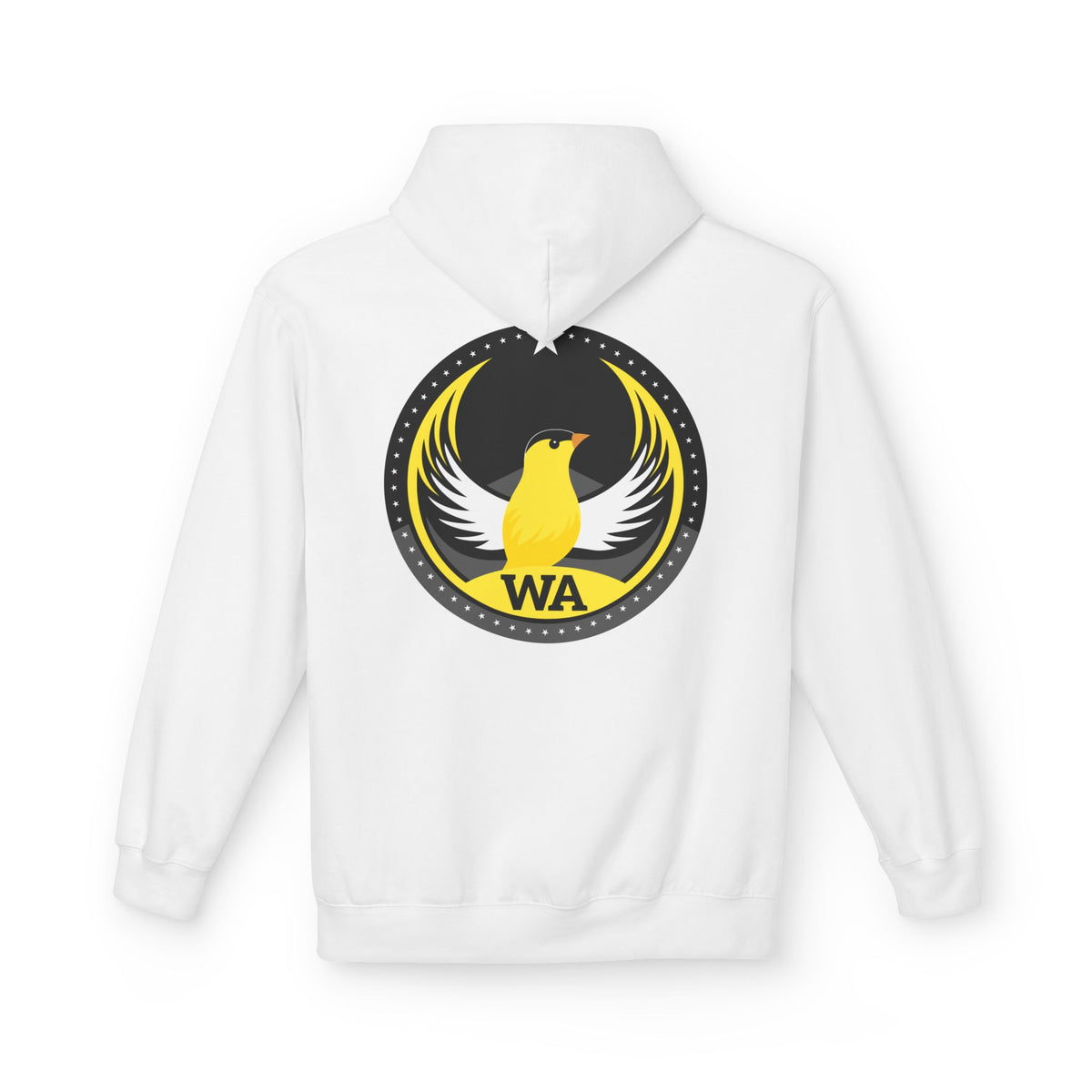 Bird Rebels Midweight Softstyle Fleece Hoodie – WA – Willow Goldfinch – Dark