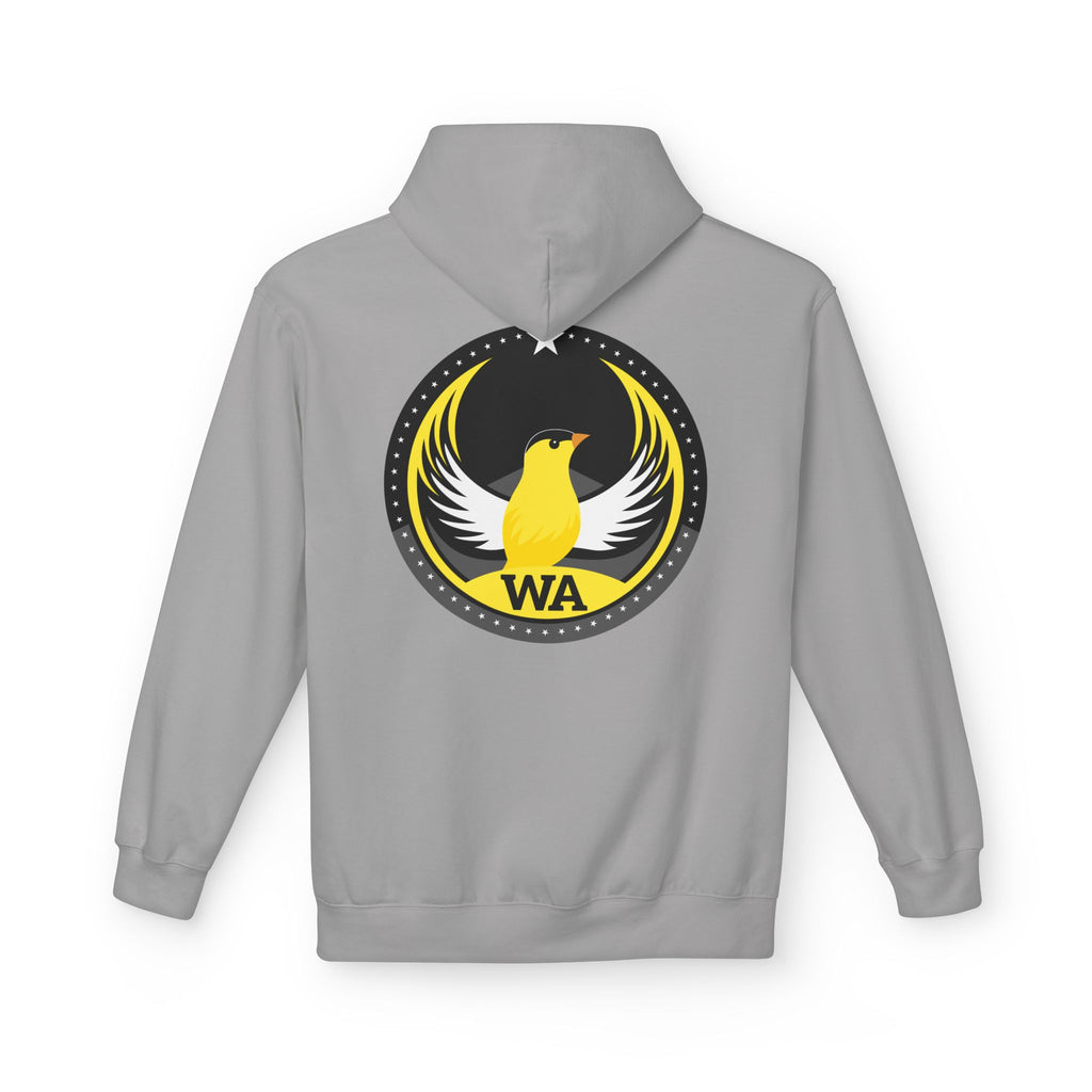 Bird Rebels Midweight Softstyle Fleece Hoodie – WA – Willow Goldfinch – Dark