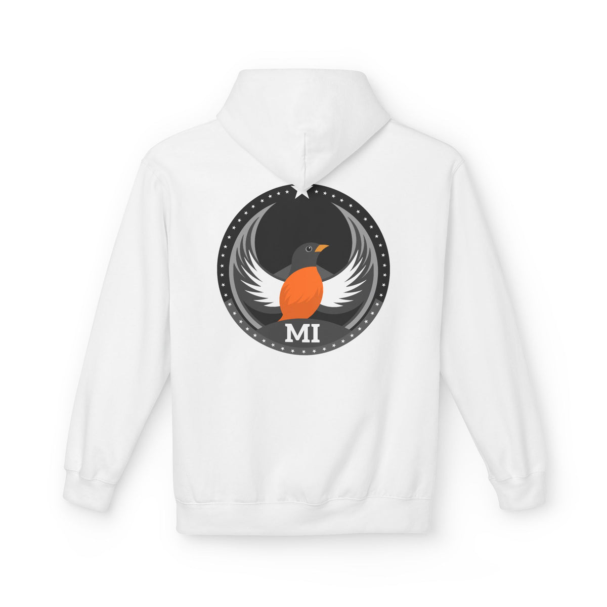 Bird Rebels Midweight Softstyle Fleece Hoodie – MI – Dark