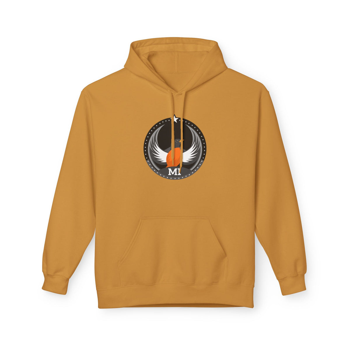 Bird Rebels Midweight Softstyle Fleece Hoodie – MI – Dark