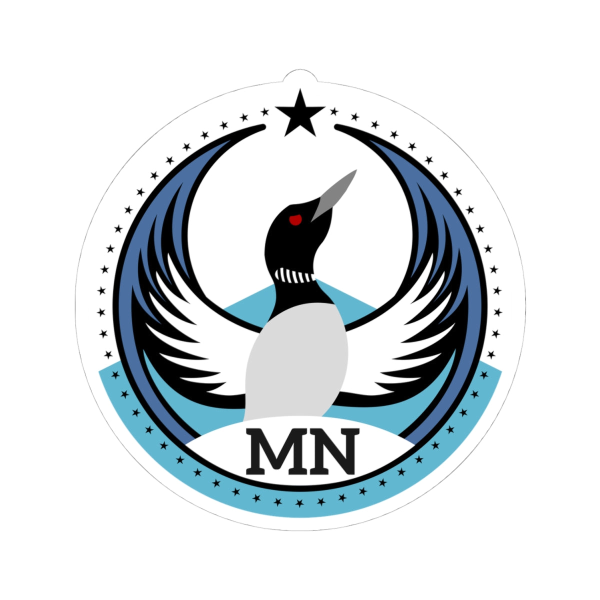 Bird Rebels Kiss-Cut Stickers – MN – Light