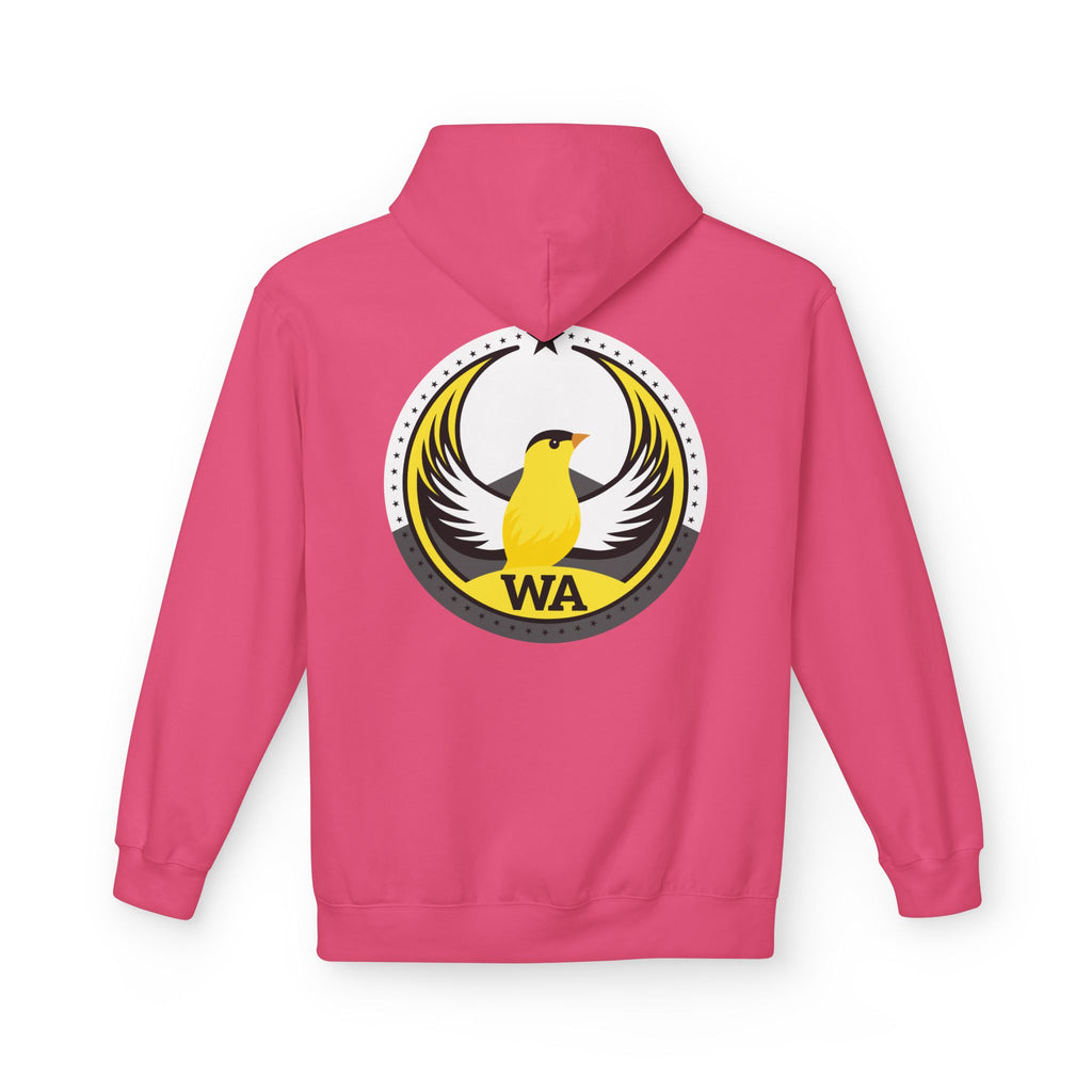 Bird Rebels Midweight Softstyle Fleece Hoodie – WA – Willow Goldfinch – Light