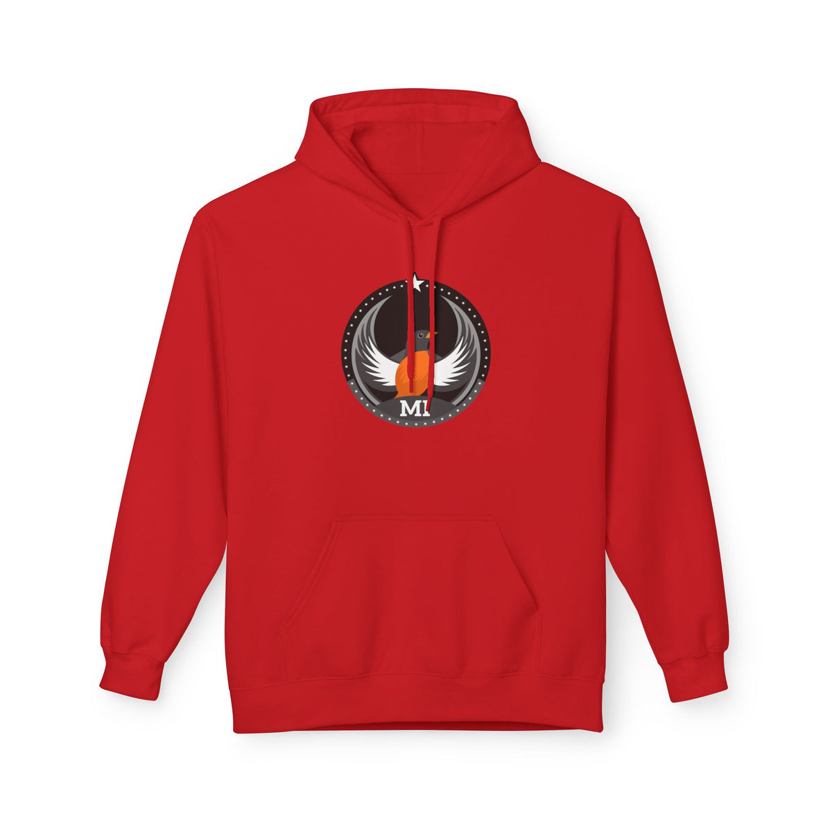 Bird Rebels Midweight Softstyle Fleece Hoodie – MI – Dark