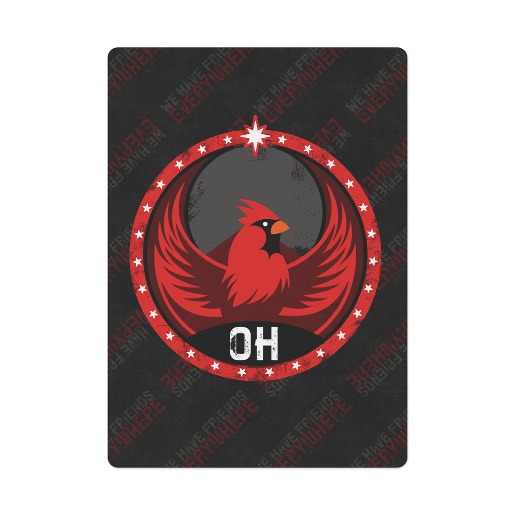 Ohio Cardinal Rebel - Poker Cards - OH - We Have Friends Everywhere