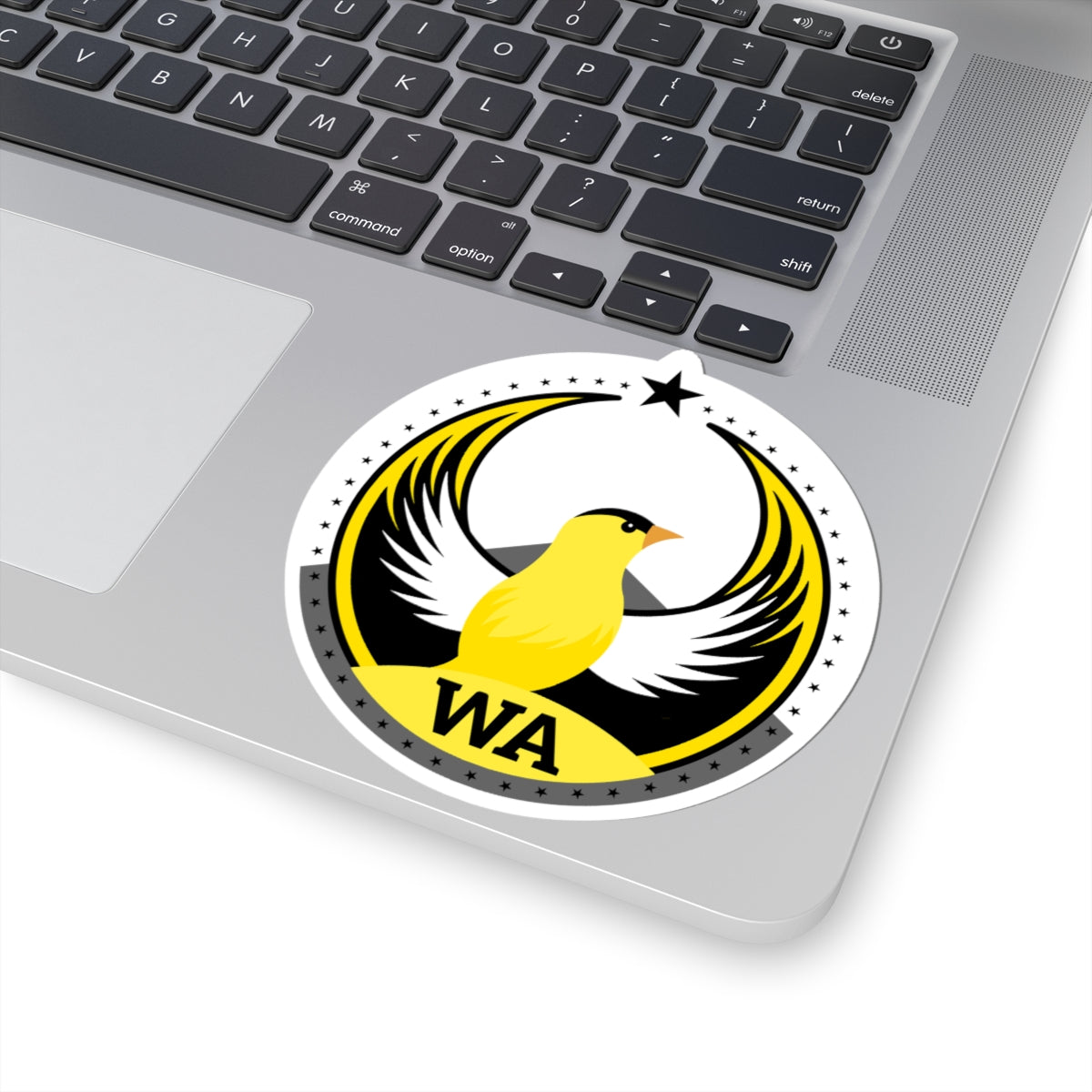 Washington American Goldfinch Light Kiss-Cut Sticker | Bird Rebels WA Community Pride Decal