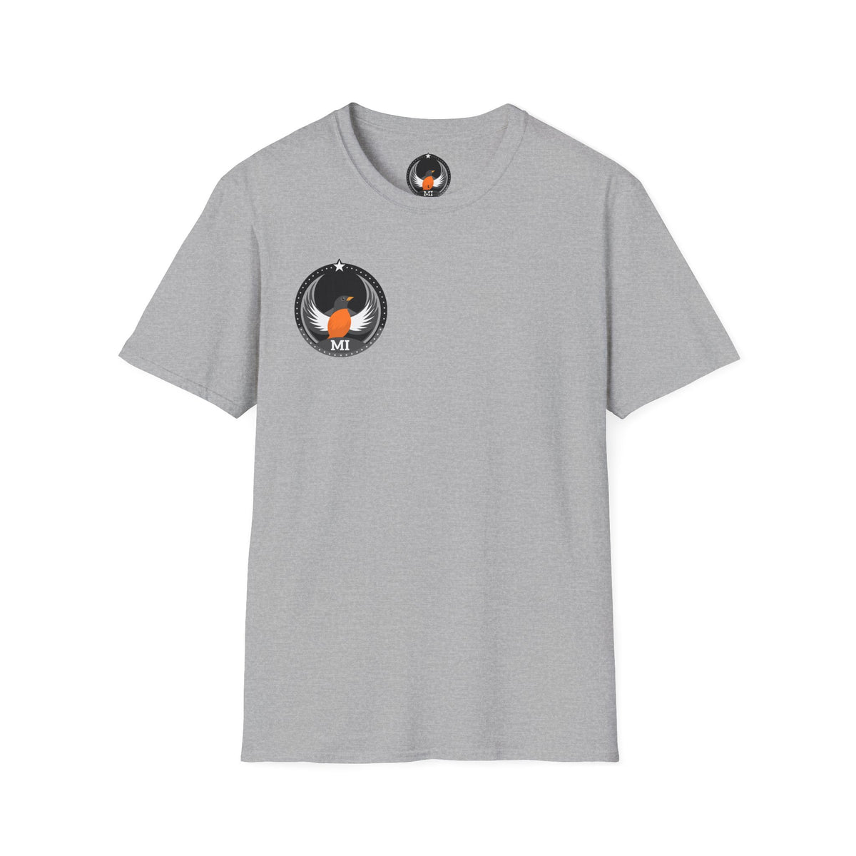 Bird Rebels Softstyle T-Shirt – MI – Dark