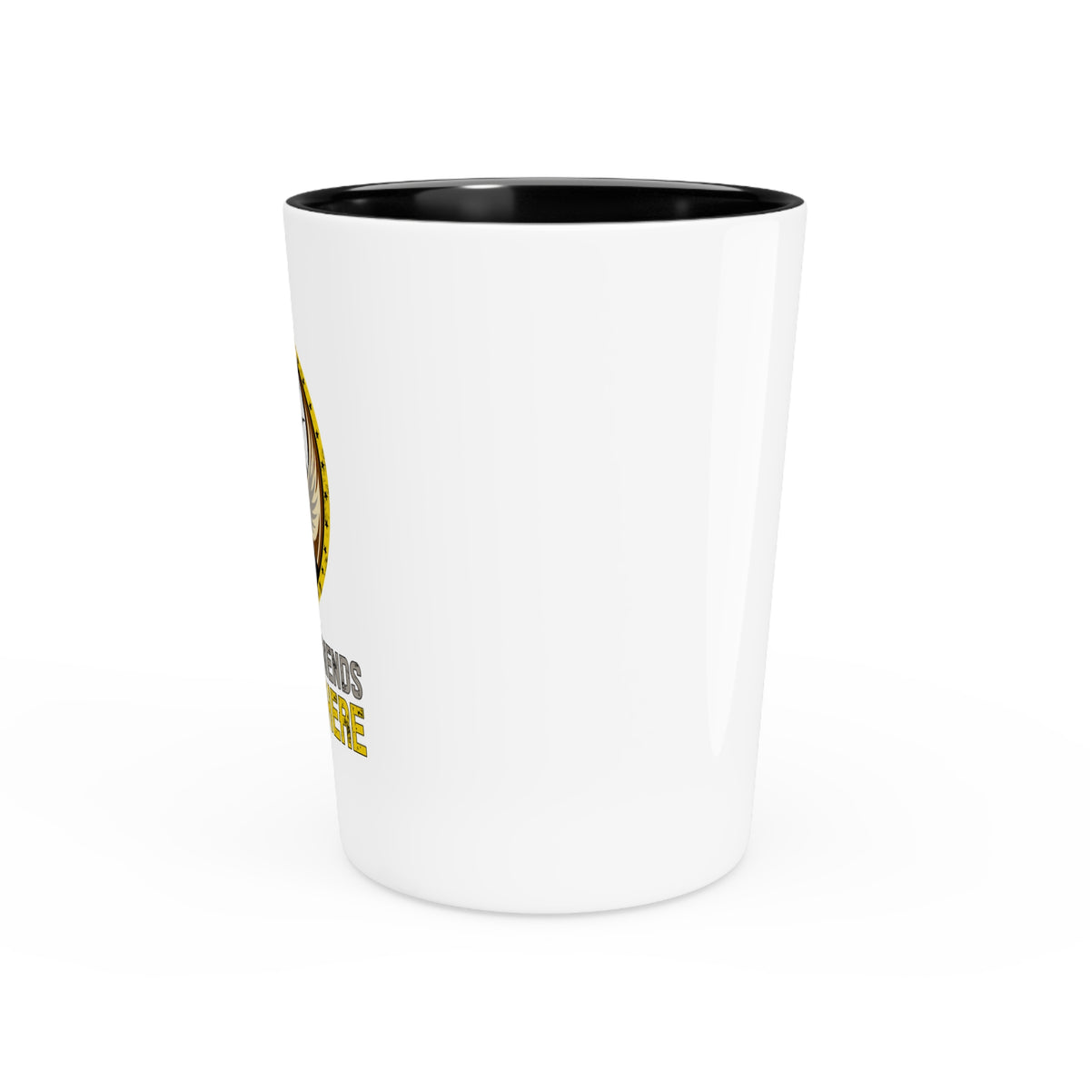 Montana Meadowlark Rebel Shot Glass - Ceramic - MT - Friends Everywhere