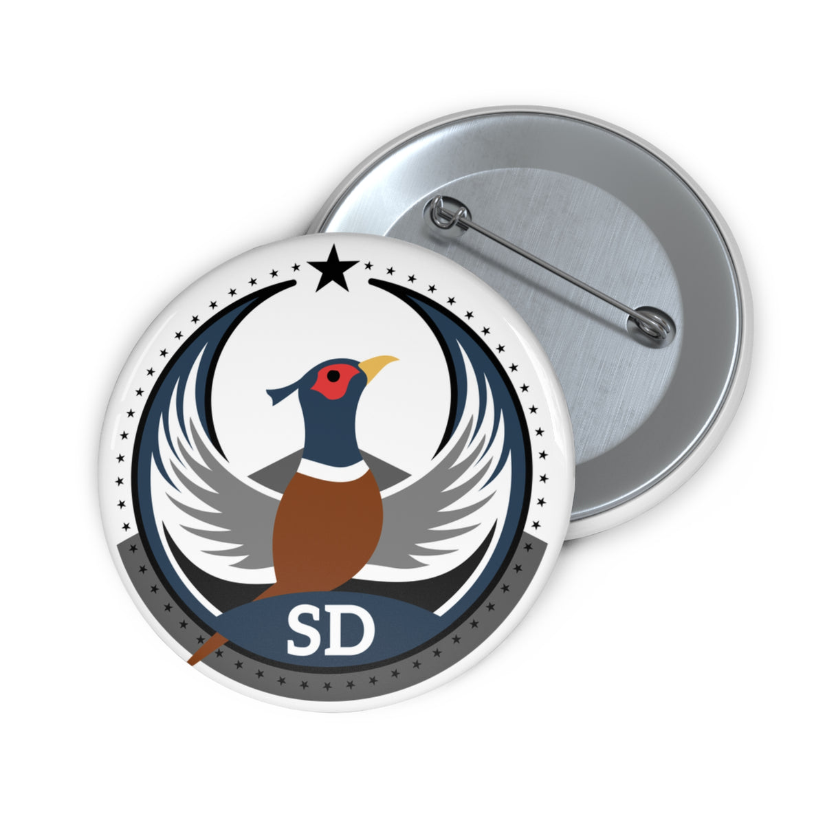 Bird Rebels Pin Button – SD – Light