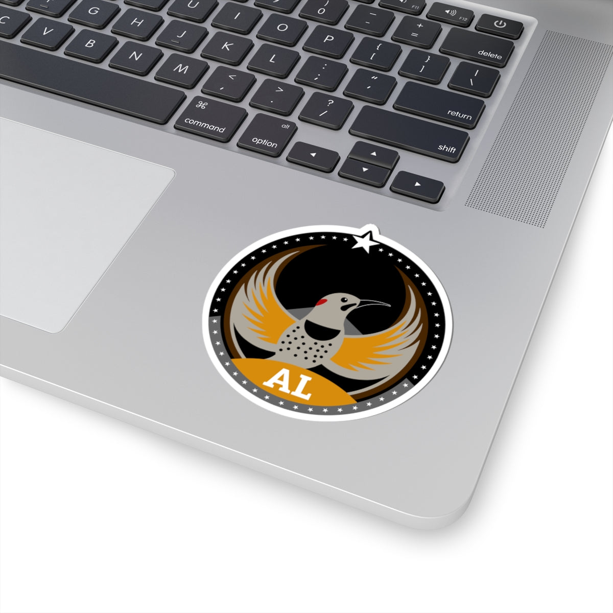 Alabama Yellowhammer Dark Kiss-Cut Sticker | Bird Rebels AL Community Pride Decal