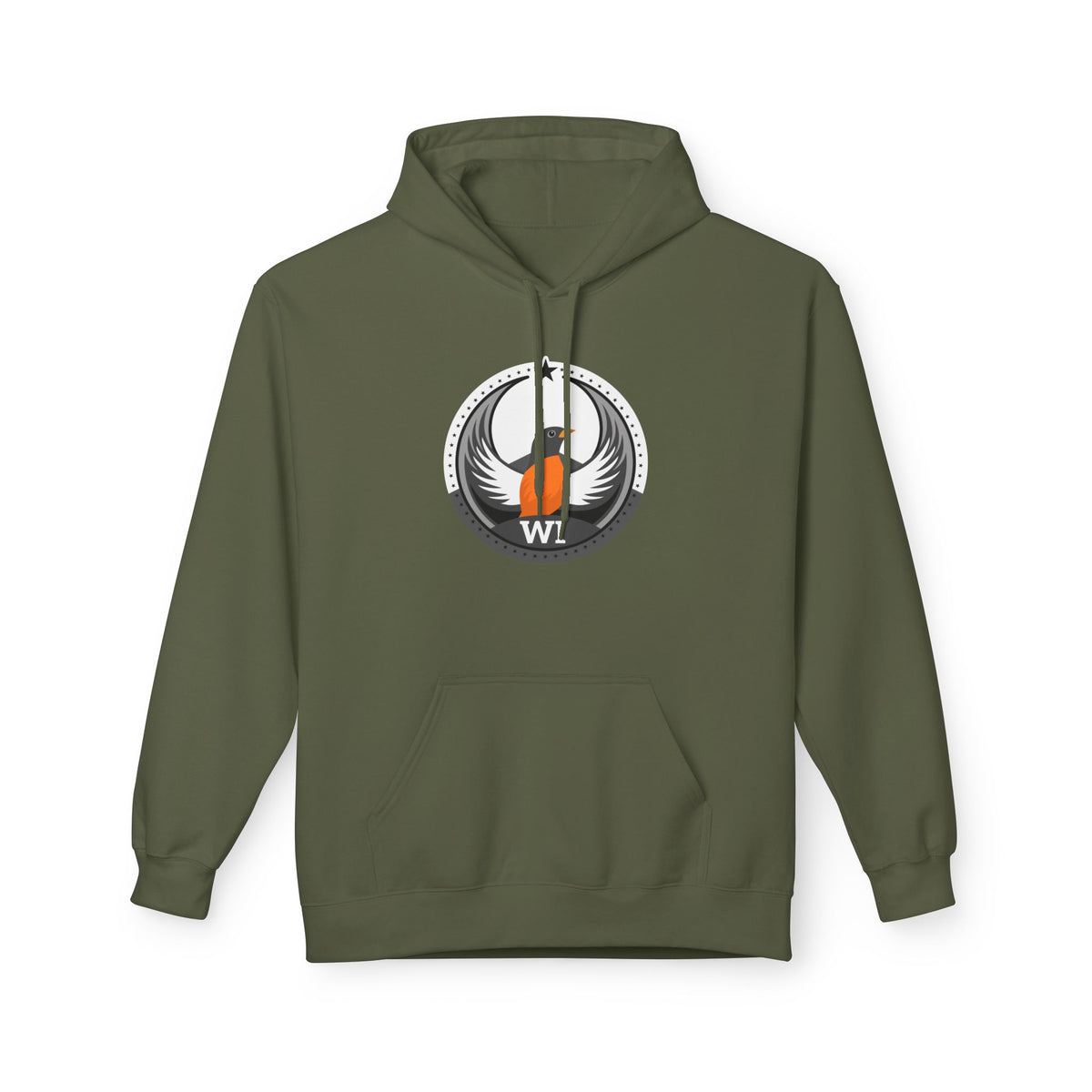 Bird Rebels Midweight Softstyle Fleece Hoodie – WI – Light