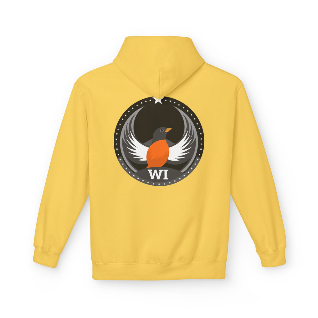 Bird Rebels Midweight Softstyle Fleece Hoodie – WI – Dark
