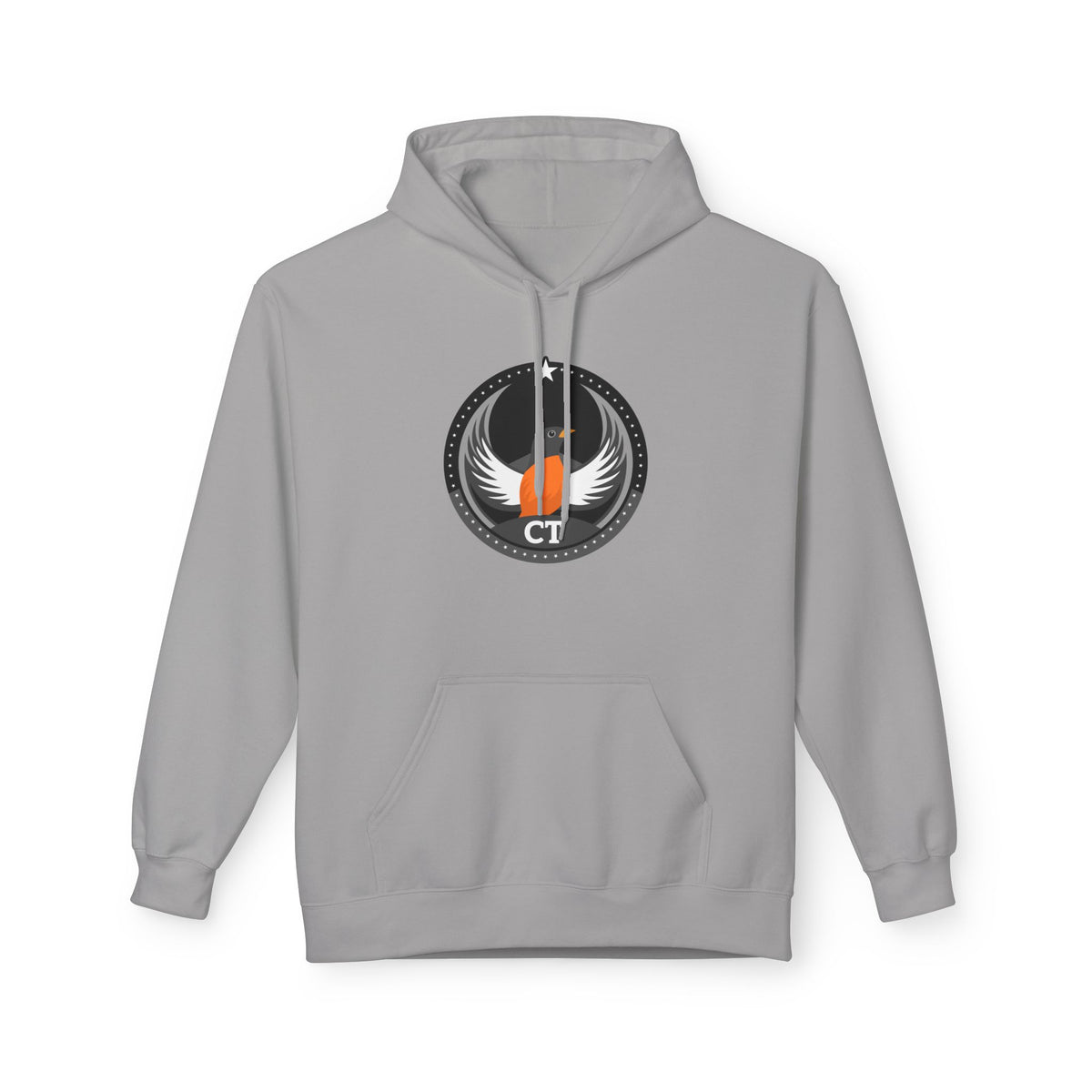 Bird Rebels Midweight Softstyle Fleece Hoodie – CT – Dark