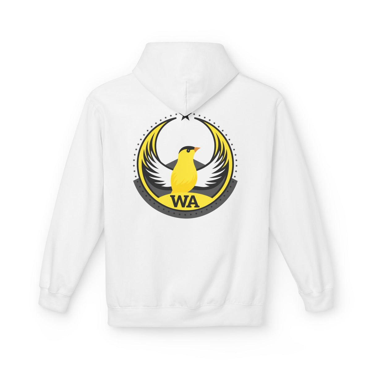 Bird Rebels Midweight Softstyle Fleece Hoodie – WA – Willow Goldfinch – Light
