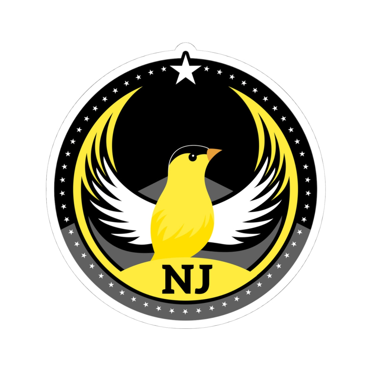 Bird Rebels Kiss-Cut Stickers – NJ – Dark