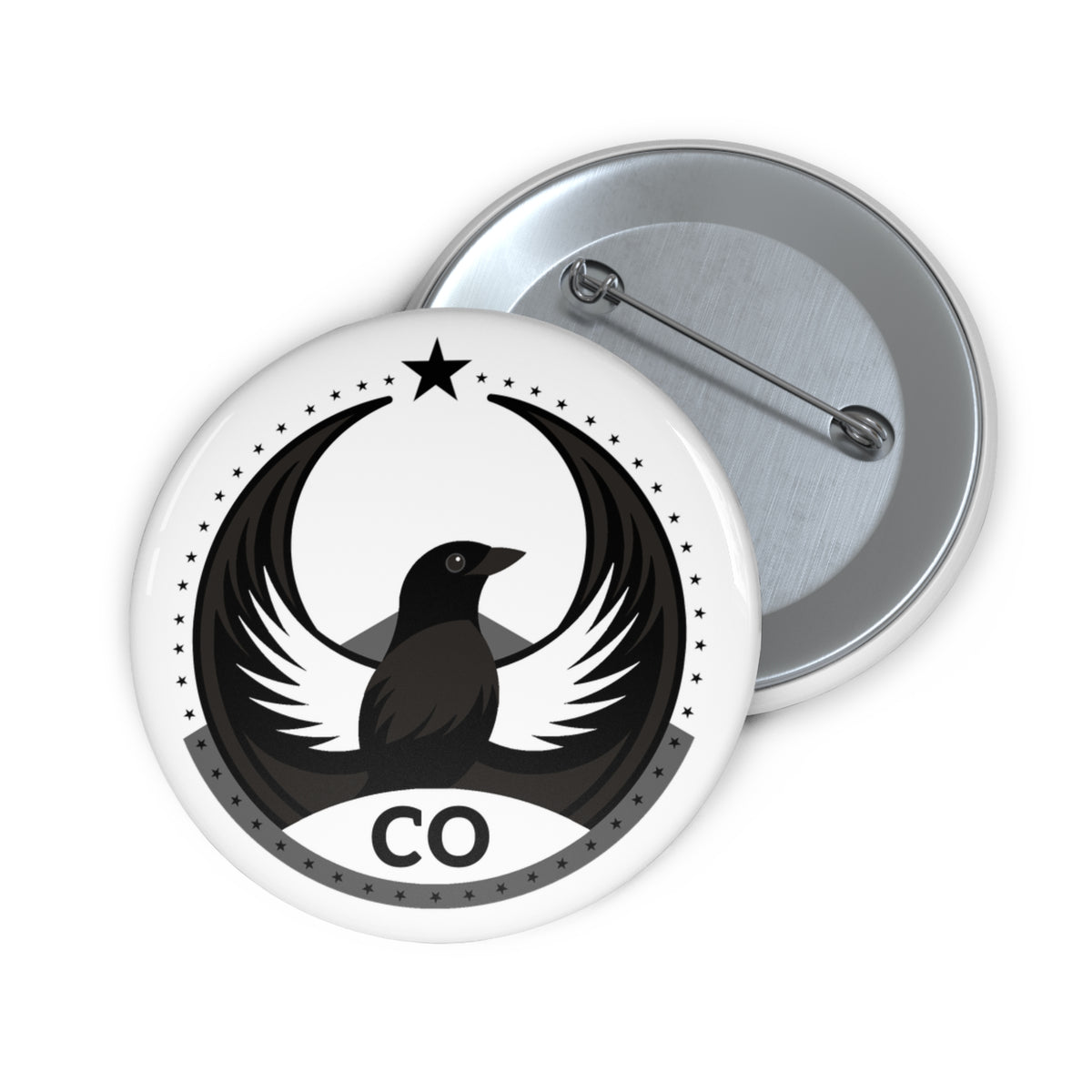 Bird Rebels Custom Pin Button – CO – Light