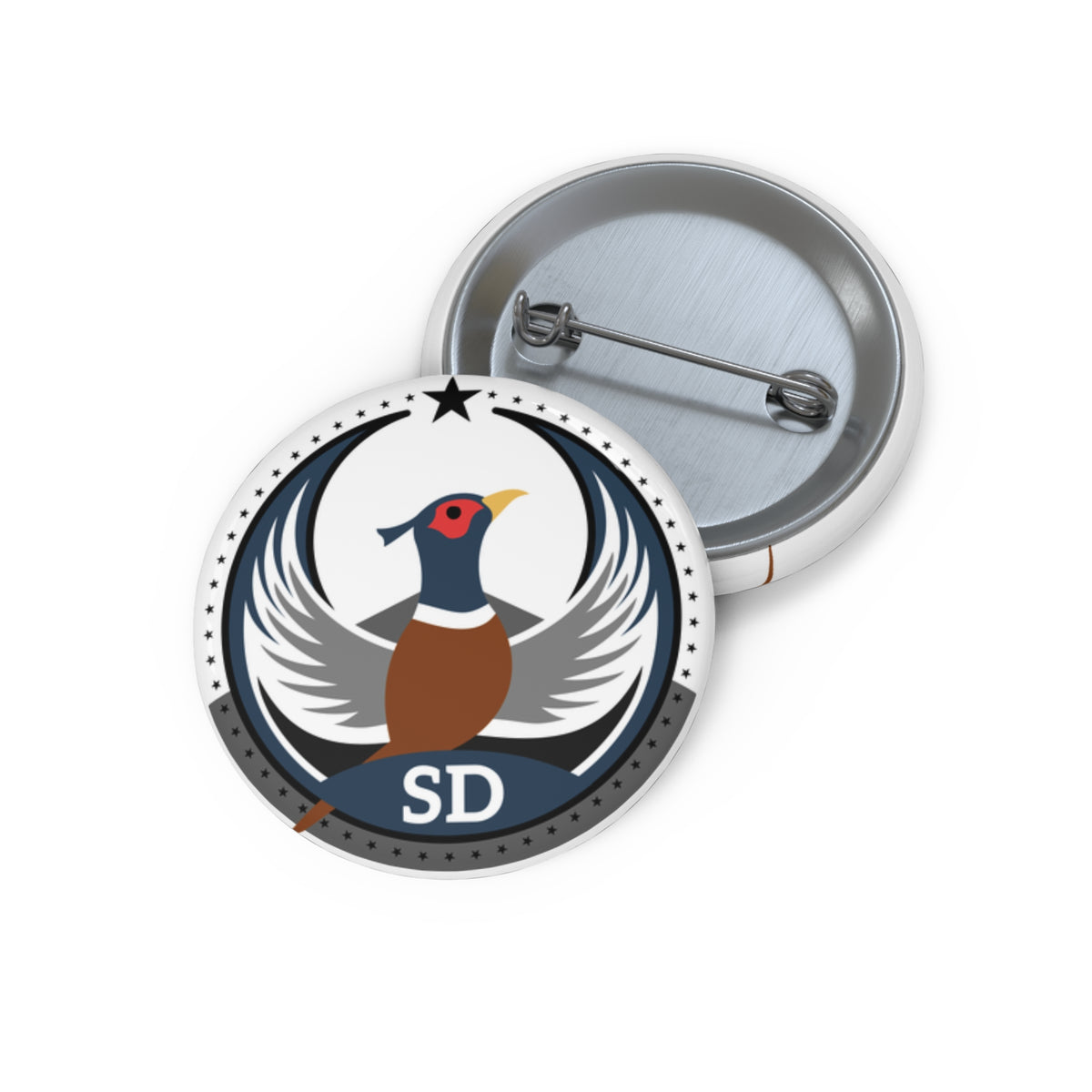 Bird Rebels Pin Button – SD – Light