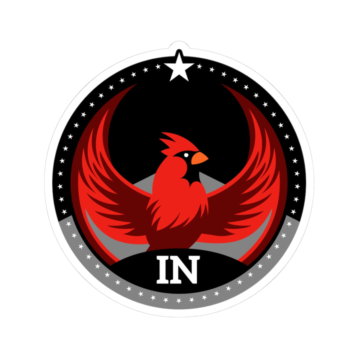 Bird Rebels Kiss-Cut Stickers – IN – Dark