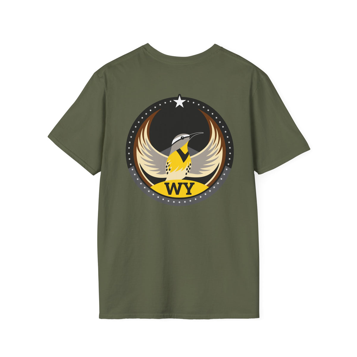 Bird Rebels Softstyle T-Shirt – WY – Dark