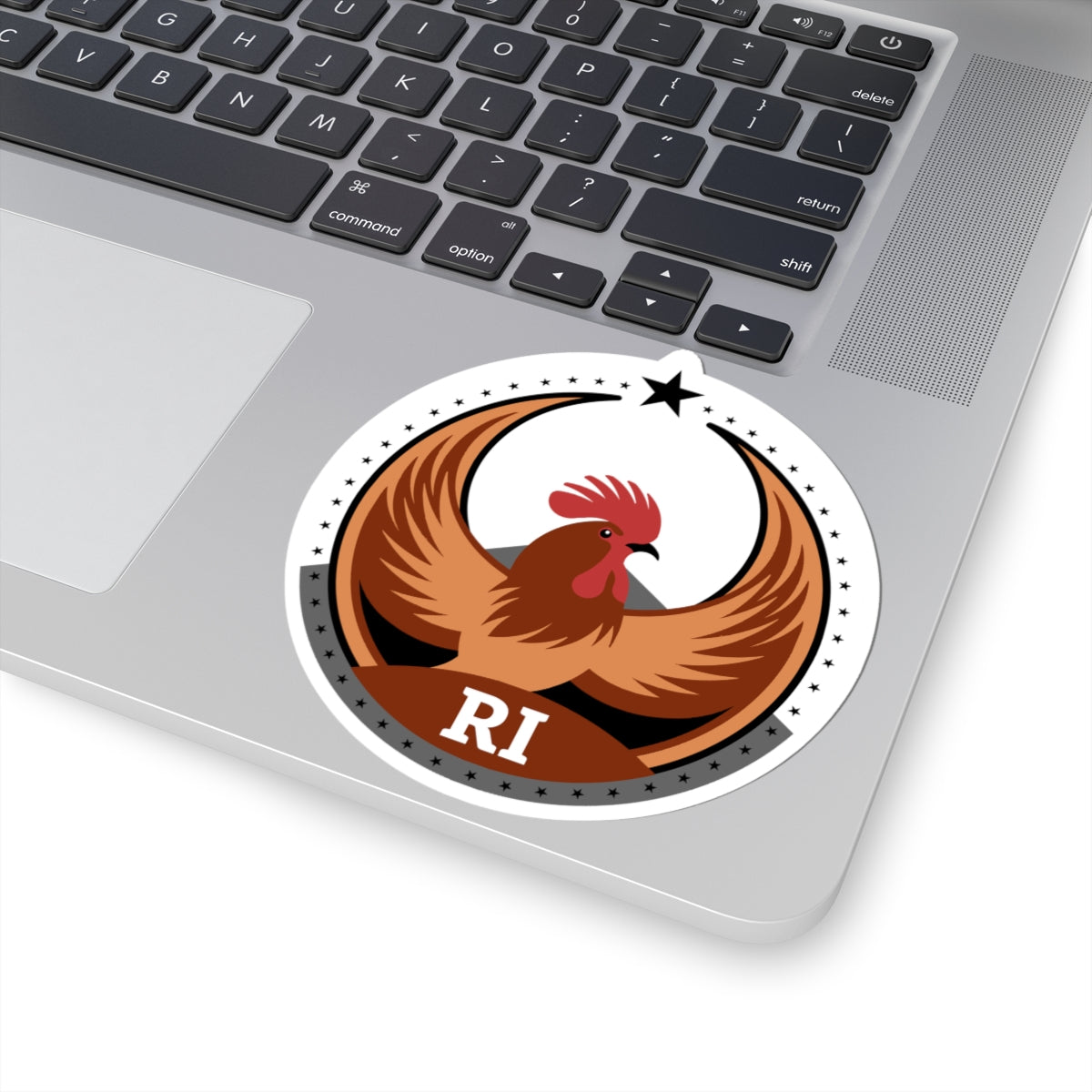 Rhode Island Rhode Island Red Light Kiss-Cut Sticker | Bird Rebels RI Community Pride Decal