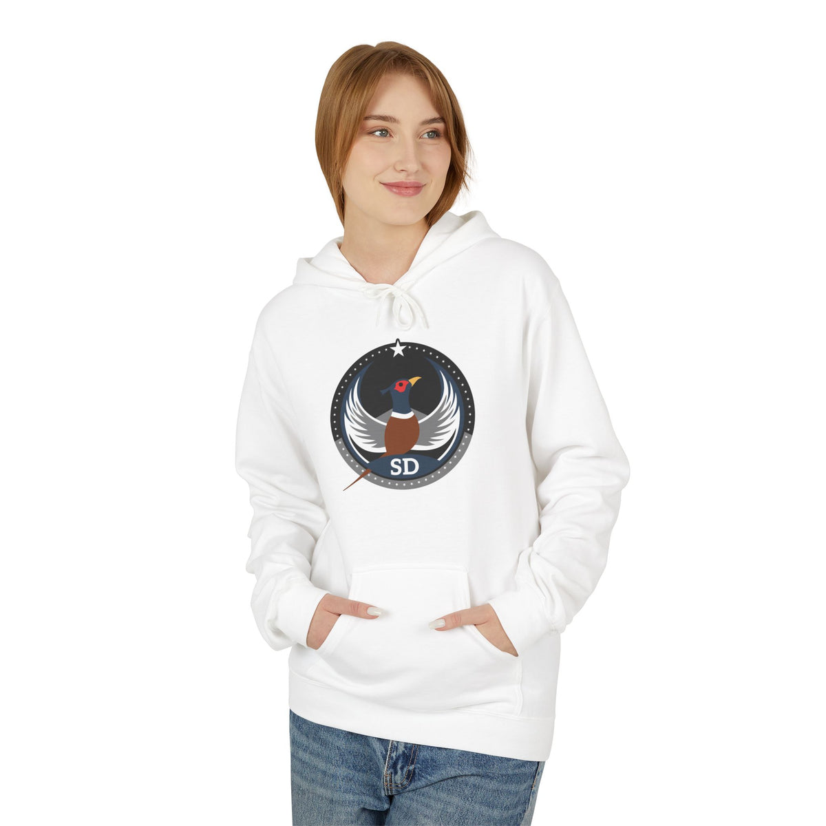 Bird Rebels Midweight Softstyle Fleece Hoodie – SD – Dark