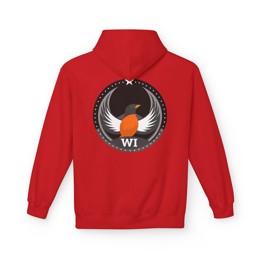 Bird Rebels Midweight Softstyle Fleece Hoodie – WI – Dark
