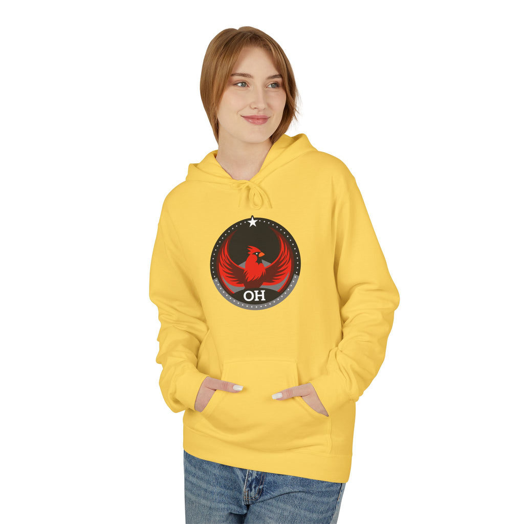Bird Rebels Midweight Softstyle Fleece Hoodie – OH – Dark